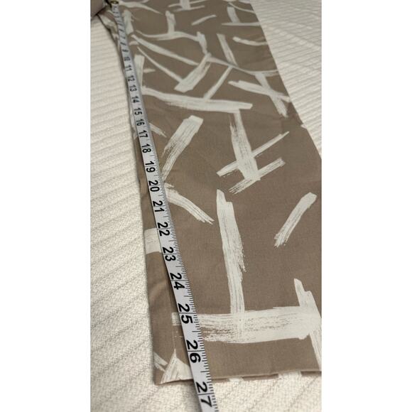 NWT Chicos Josie Stretch Pull On Pants/ TAN WHT/ Plus Size 3/US Xl-16 Preppy NEW - Picture 2 of 5